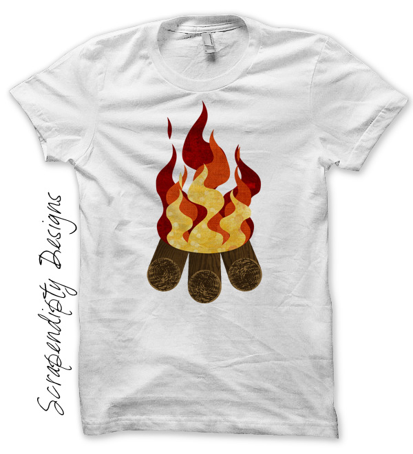 Camp Fire Camping Shirt