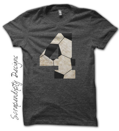 Soccer Number Iron On Transfer Pattern - Sports Birthday Party / Soccer Mom Shirt / Kids Socer Tshirt
