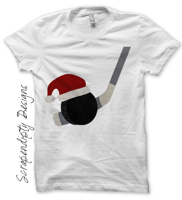 Christmas hockey shirt Clearance