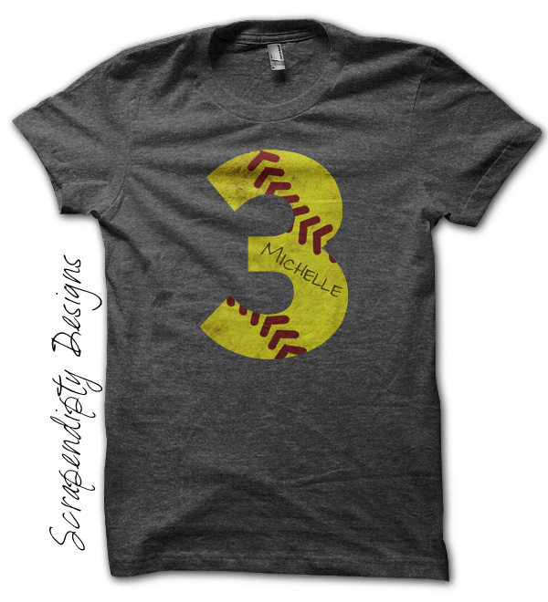 softball shirts with numbers