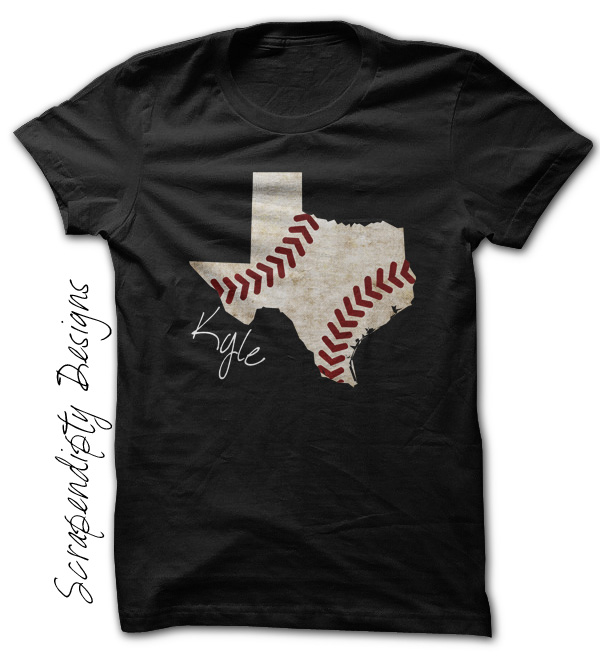 texas state baseball shirt