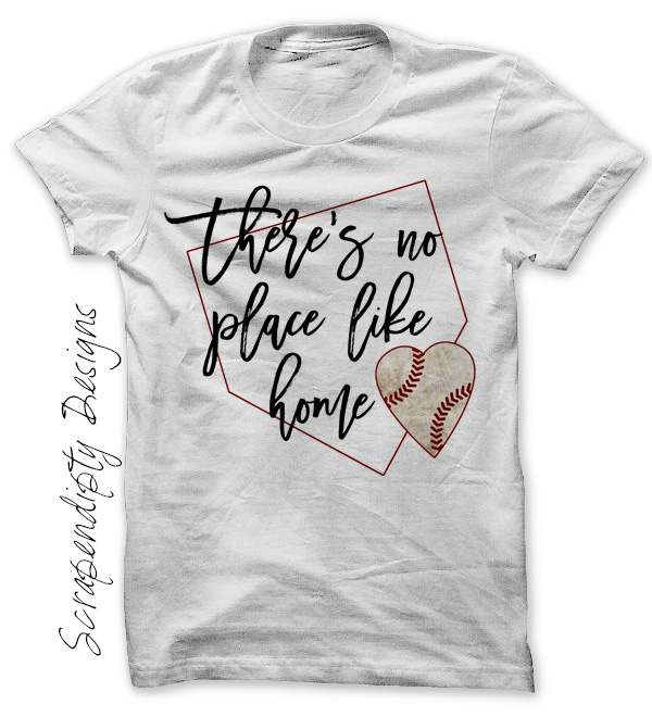 no place like home baseball shirt