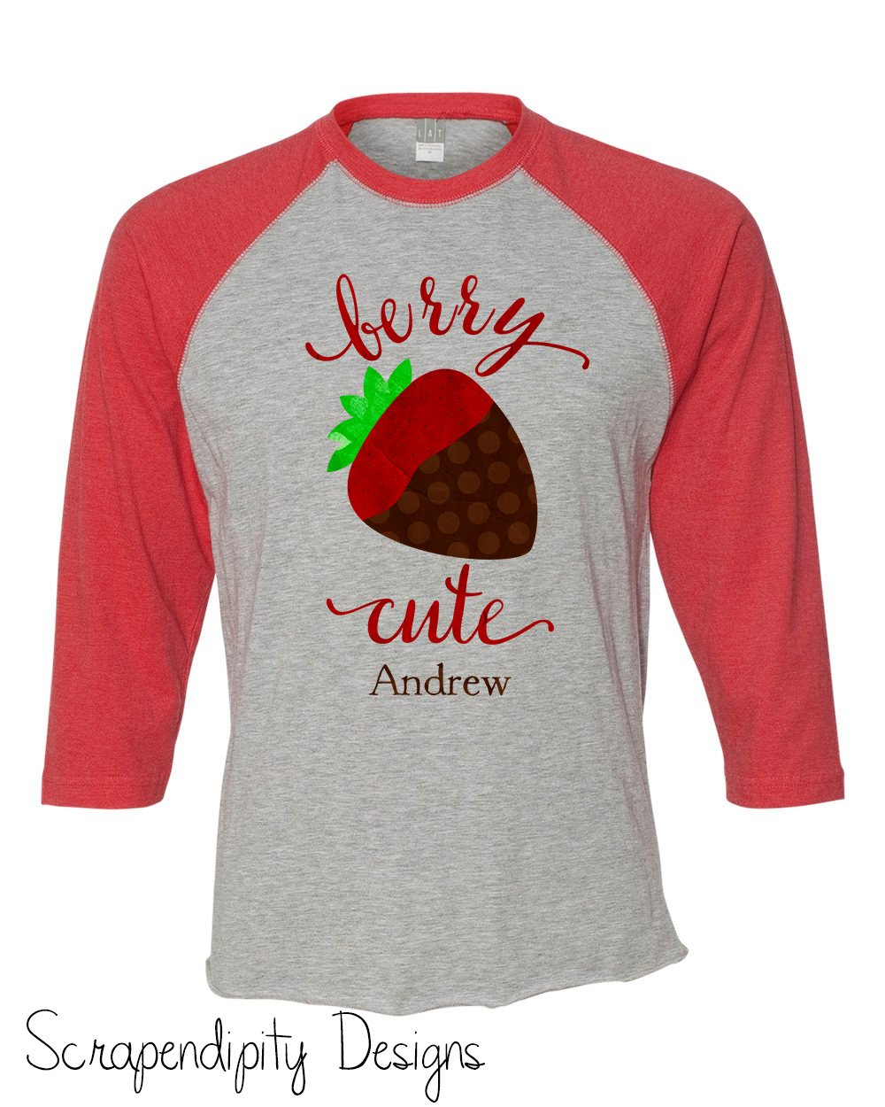 long sleeve strawberry shirt