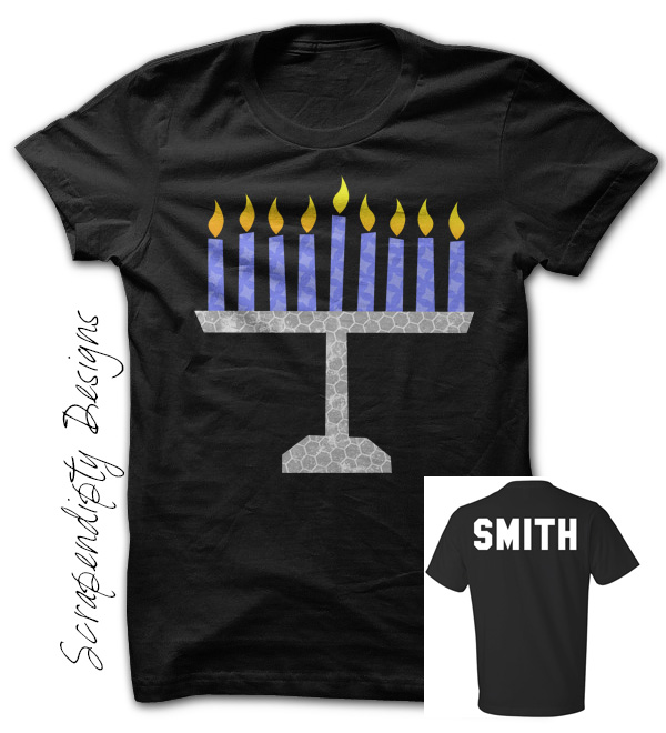 alpha menorah javascript shirt