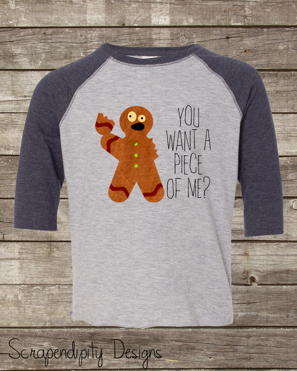 gingerbread man blouse
